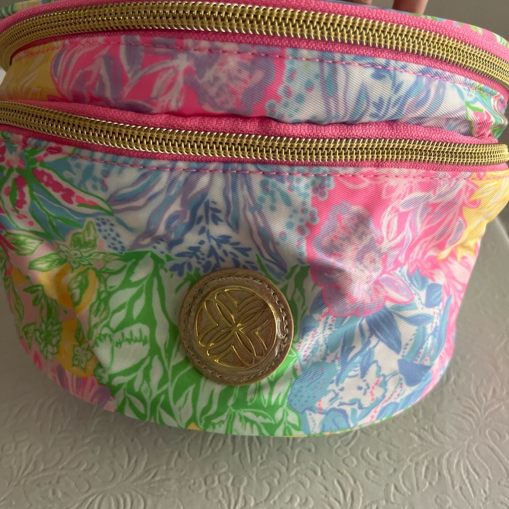 Colorful Floral Cosmetic Bag